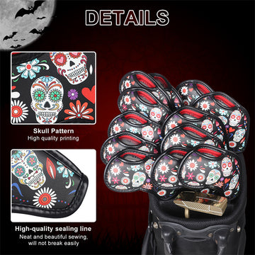 Sugar Skulls Iron Headcover Set